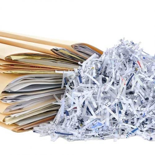 Paper shredding services
